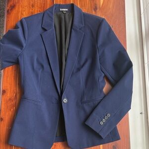 Express Dark Blue Suit Jacket